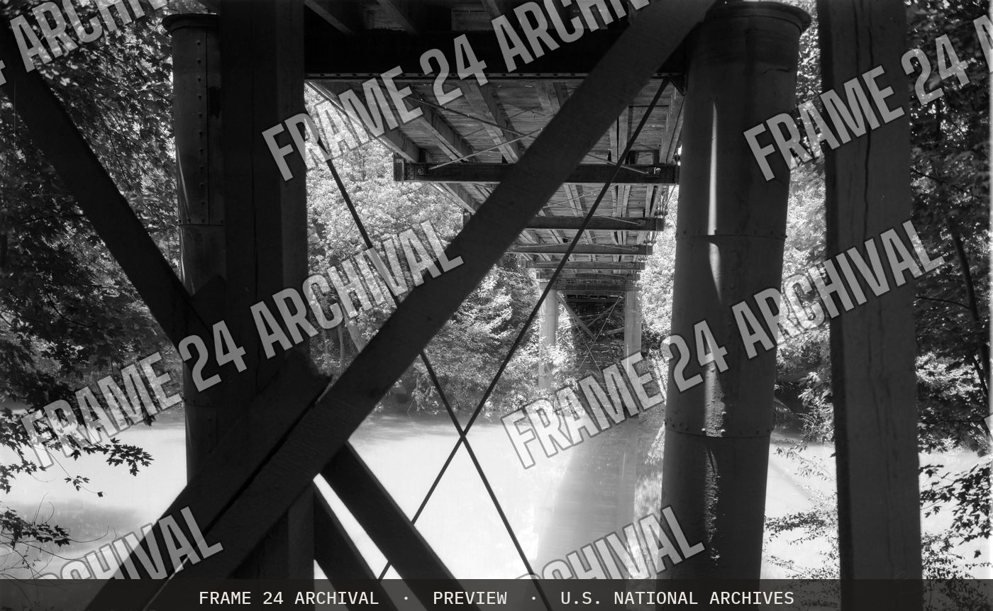Bridge (1937), restored vintage black and white photograph