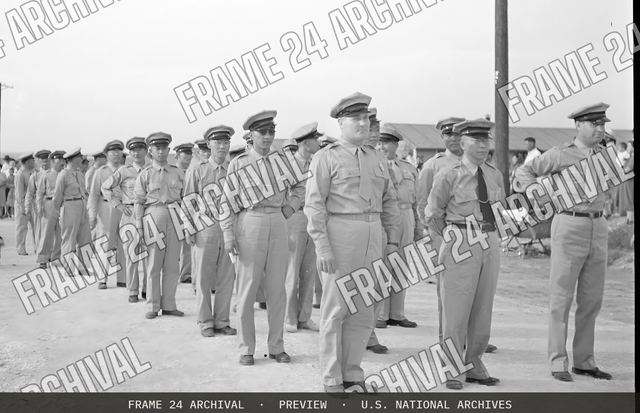 Granada Relocation Center, Amache, Colorado. Amache Summer Carnival Parade, vintage black and white photograph
