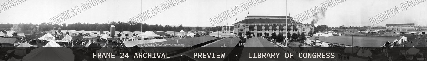 Kentucky State Fair, 1916, Louisville (1916), restored vintage black and white photograph