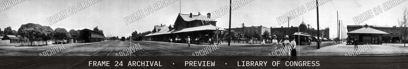 Kern, California (1909), restored vintage black and white photograph