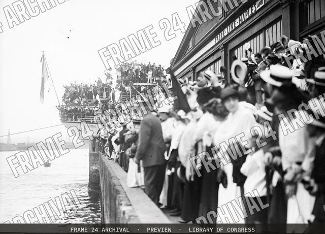 SANTA ANNA ship sailing, vintage black and white photograph