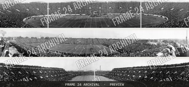 Yale Harvard Football Game, vintage black and white photograph